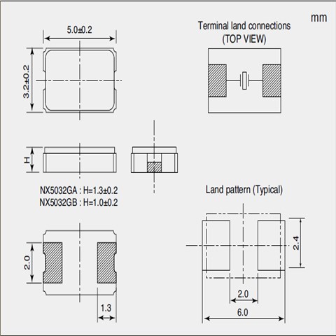 NDK晶振,貼片晶振,NX5032GB晶振,NX5032GB-12MHZ-STD-CSK-5晶振 NDK晶振,貼片晶振,NX5032GB晶振,NX5032GB-12MHZ-STD-CSK-5晶振
