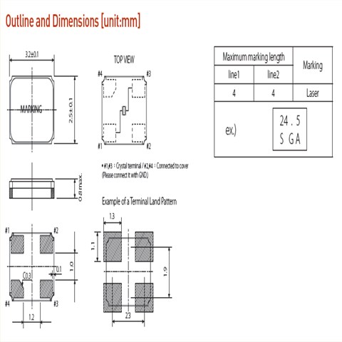 希華晶振,貼片晶振,SX-3225晶振,進口晶振