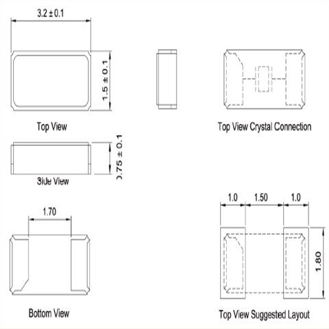 TXC晶振,貼片晶振,AH晶振,無源貼片晶振