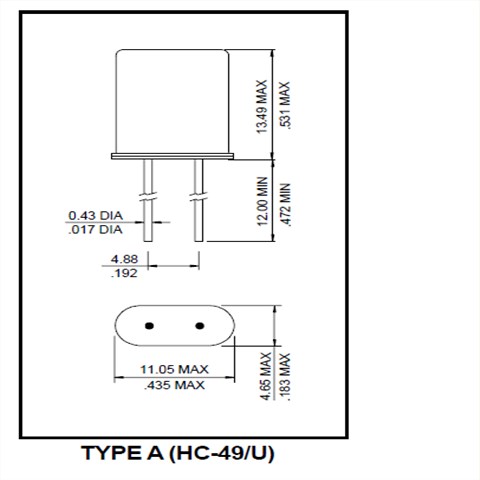 瑞康晶振,石英晶振,HC-49/U晶振,進(jìn)口無源晶振