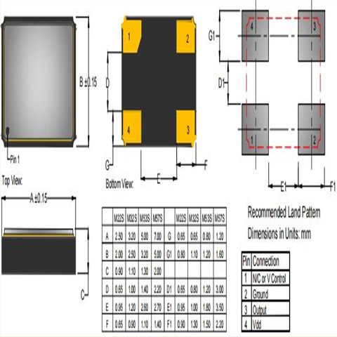 302-322-02-2-4085-3R3-12M800000,Anderson品牌,6G無線通信晶振
