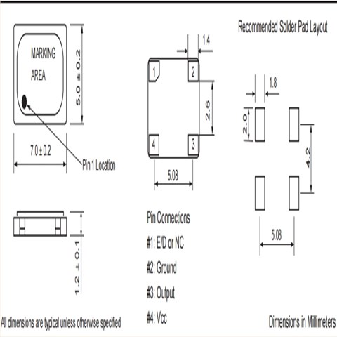 XO75-125M000-B25G3,Fortiming晶振,7050mm,6G低抖動(dòng)晶振