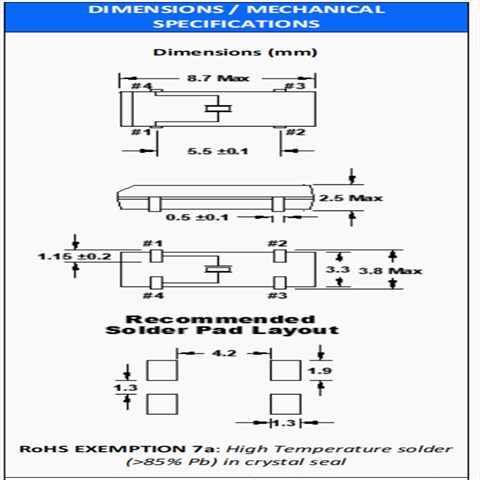 FKFSREIBM0.032768-T3環(huán)保晶體,福克斯32.768K晶振,FKFSR耐高溫晶振