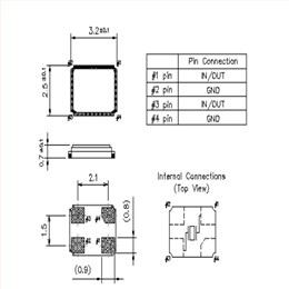 TZ0327A晶振,3225石英晶體,TST嘉碩電子,臺產(chǎn)貼片晶振