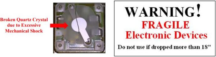 MTRONPTI晶振公司產(chǎn)品處理和保存過(guò)程