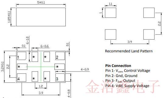 FCD-Tech高穩(wěn)定數(shù)字補償TCXO振蕩器產(chǎn)品應(yīng)用與電氣特性
