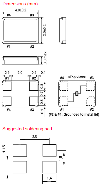 無線石英諧振器,薄型4025進(jìn)口晶振,KX-8晶振