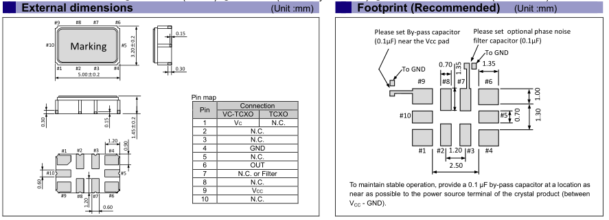 愛普生晶振,溫補(bǔ)晶振,TG5032CAN晶振,X1G0044310097晶振